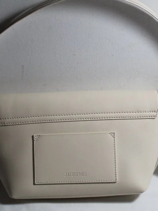 NWT Jacquemus Le Rond Carré Leather Shoulder Bag - Picture 7 of 14